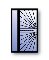 Sunburst Left Design